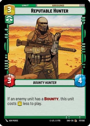 Reputable Hunter | Foil (117/262)  [Shadows of the Galaxy]