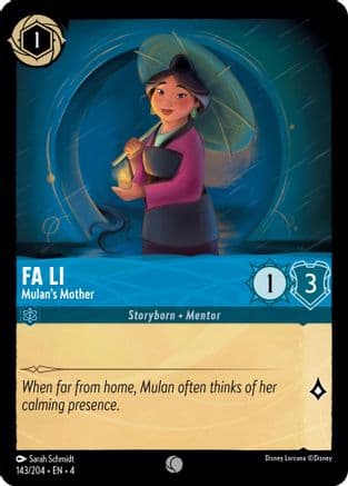 Fa Li - Mulan's Mother (143/204) [Ursula's Return] Cold Foil