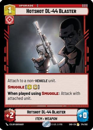 Hotshot DL-44 Blaster | Foil (174/262)  [Shadows of the Galaxy]