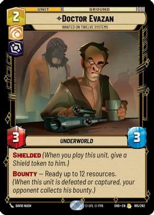 Doctor Evazan - Wanted on Twelve Systems |  (185/262)  [Shadows of the Galaxy]