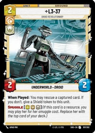 L3-37 - Droid Revolutionary |  (197/262)  [Shadows of the Galaxy]