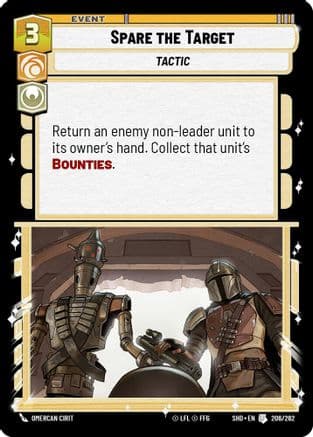 Spare the Target | Foil (206/262)  [Shadows of the Galaxy]