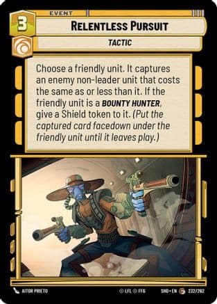 Relentless Pursuit | Foil (232/262)  [Shadows of the Galaxy]