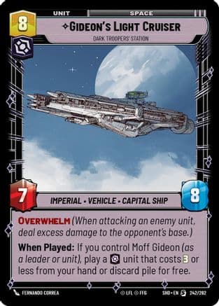 Gideon's Light Cruiser - Dark Troopers' Station |  (242/262)  [Shadows of the Galaxy]