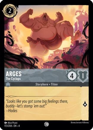Arges - The Cyclops (173/204) [Ursula's Return] Cold Foil