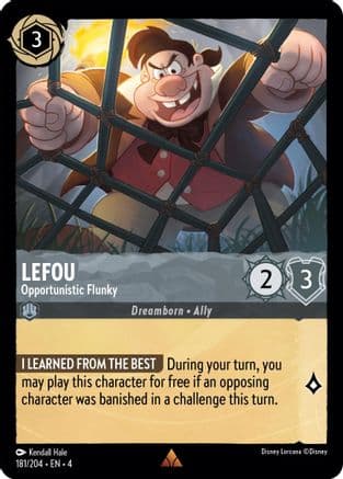 LeFou - Opportunistic Flunky (181/204) [Ursula's Return] Cold Foil