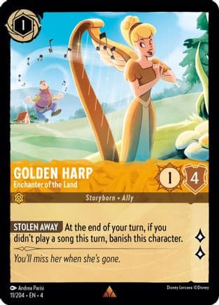 Golden Harp - Enchanter of the Land (11/204) [Ursula's Return] Cold Foil