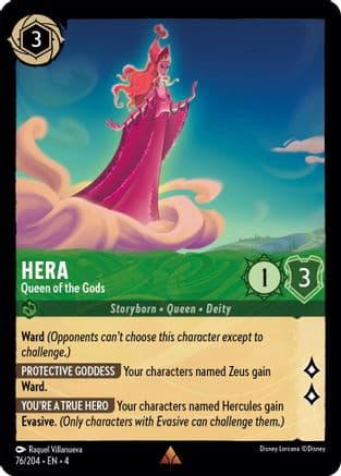 Hera - Queen of the Gods (76/204) [Ursula's Return] Cold Foil
