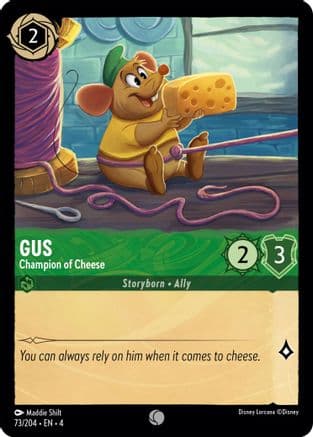 Gus - Champion of Cheese (73/204) [Ursula's Return] Cold Foil