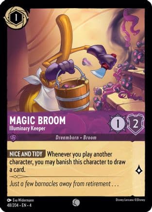 Magic Broom - Illuminary Keeper (48/204) [Ursula's Return] Cold Foil
