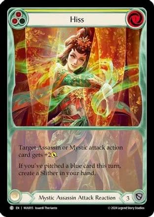 Hiss (Yellow) (NUU015) - Blitz Deck: Part the Mistveil - Nuu
