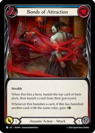 Bonds of Attraction (Blue) (NUU016) - Blitz Deck: Part the Mistveil - Nuu