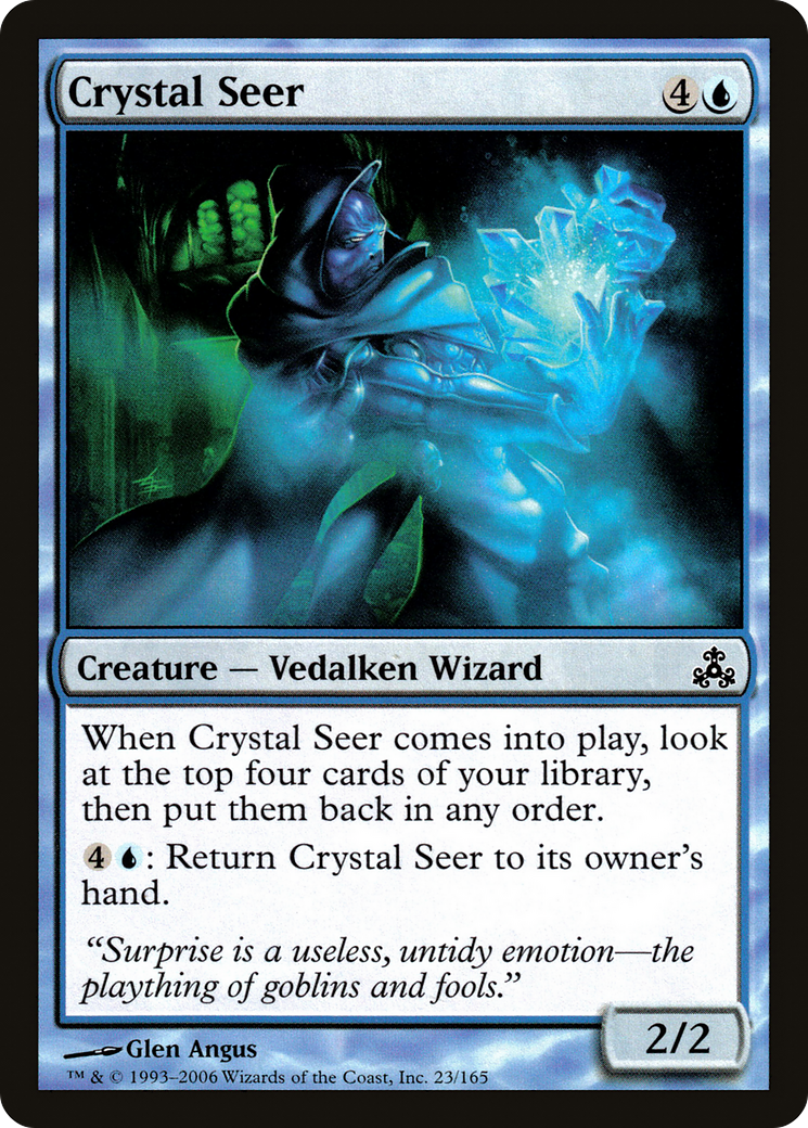 Crystal Seer [Guildpact] Foil