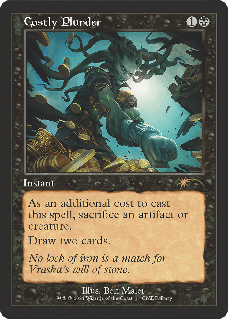 Costly Plunder (Retro) [Wizards Play Network 2024] Foil