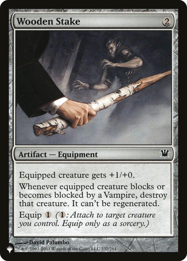 Wooden Stake |  (ISD-237) [The List]