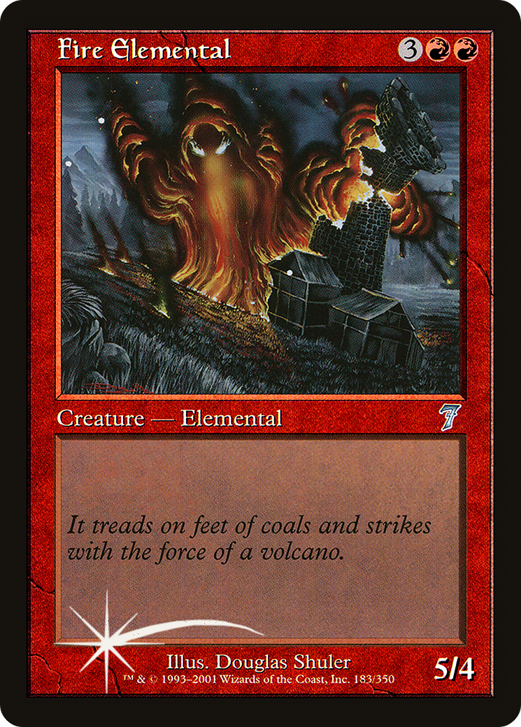 Fire Elemental [Seventh Edition] Foil
