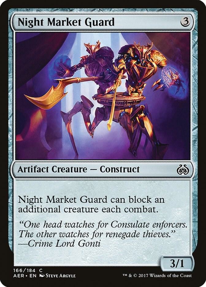 Night Market Guard 166/184 (Aether Revolt)  - Foil