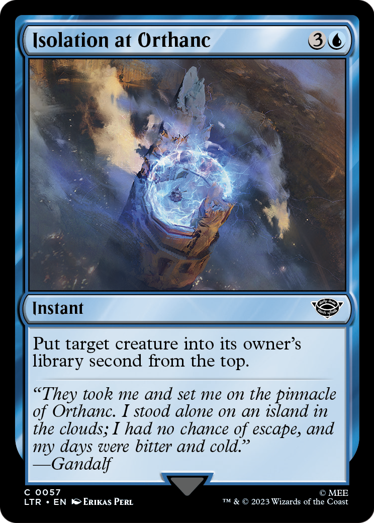 Isolation at Orthanc [The Lord of the Rings: Tales of Middle-Earth] Foil