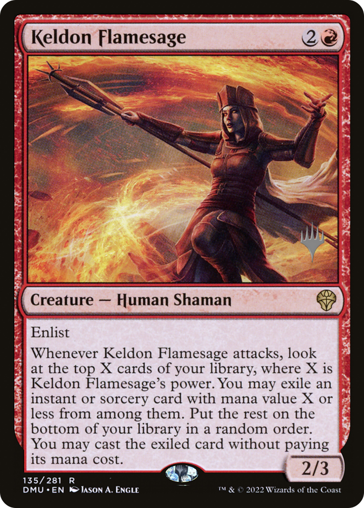 Keldon Flamesage (Promo Pack) [Dominaria United Promos] Foil