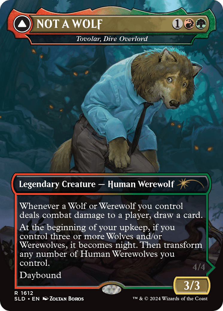 NOT A WOLF - Tovolar, Dire Overlord [Secret Lair Drop Series] Foil