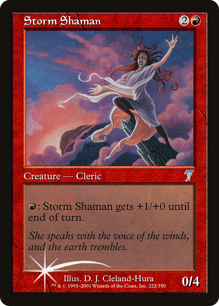 Storm Shaman [Seventh Edition] Foil