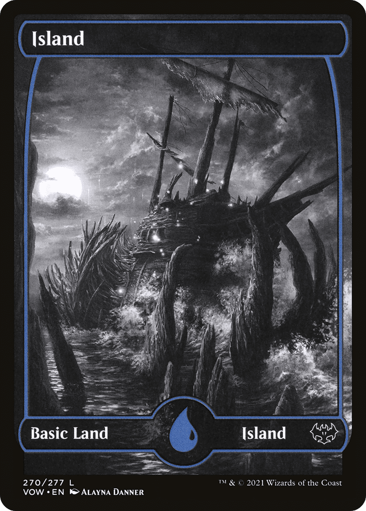 Island (270) [Innistrad: Crimson Vow] Foil