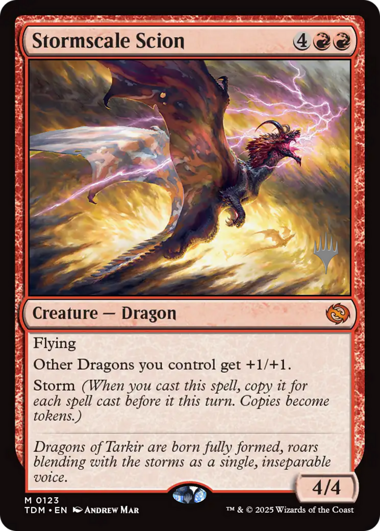 Stormscale Scion (123) [Promo Pack: Tarkir: Dragonstorm]