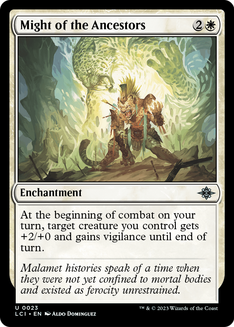 Might of the Ancestors [The Lost Caverns of Ixalan] Foil
