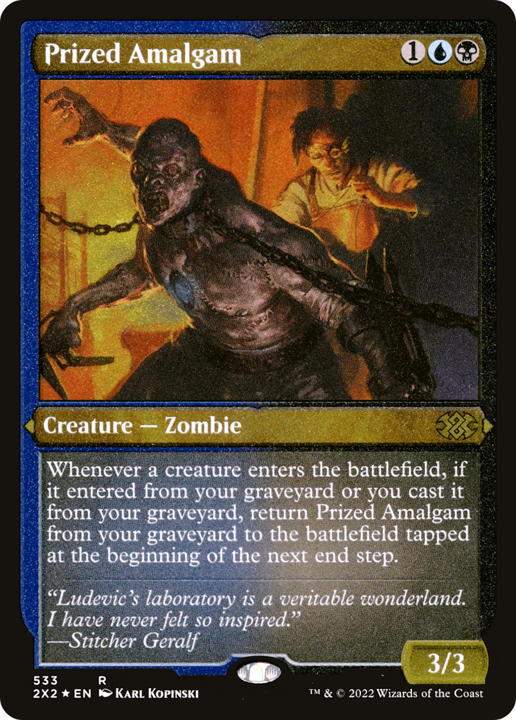 Prized Amalgam (2X2-533) - Double Masters 2022 Etched Foil