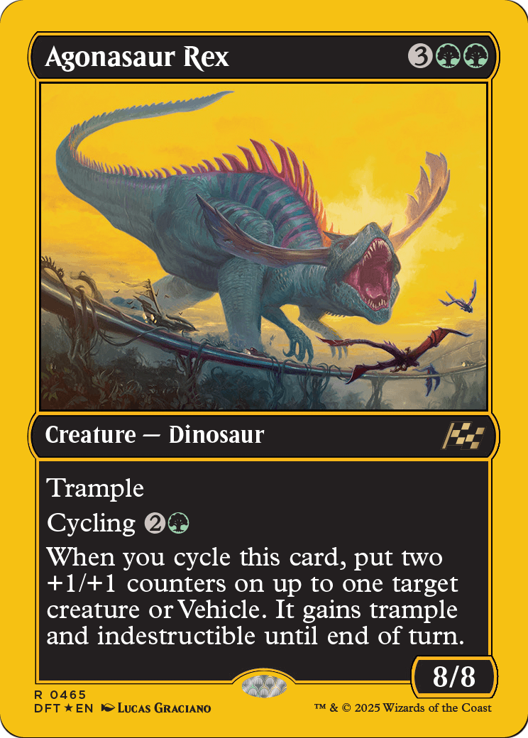 Agonasaur Rex |  Foil (465) [Aetherdrift]