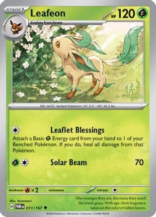 Leafeon 011- SV06 Twilight Masquerade