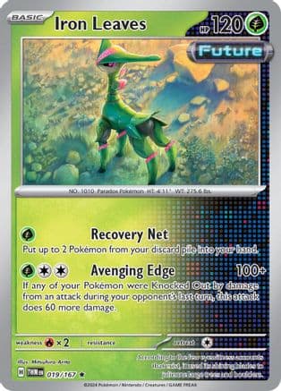 Iron Leaves 019- SV06 Twilight Masquerade Holofoil
