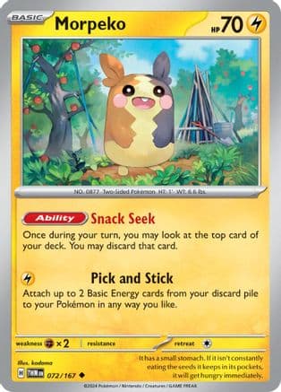 Morpeko 072- SV06 Twilight Masquerade