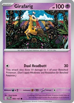 Girafarig 083- SV06 Twilight Masquerade