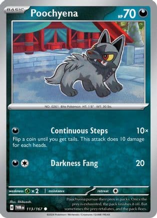 Poochyena 113- SV06 Twilight Masquerade