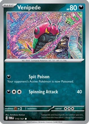 Venipede 115- SV06 Twilight Masquerade
