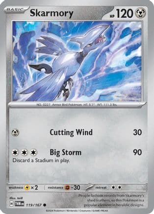 Skarmory 119- SV06 Twilight Masquerade