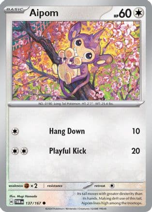 Aipom 137- SV06 Twilight Masquerade