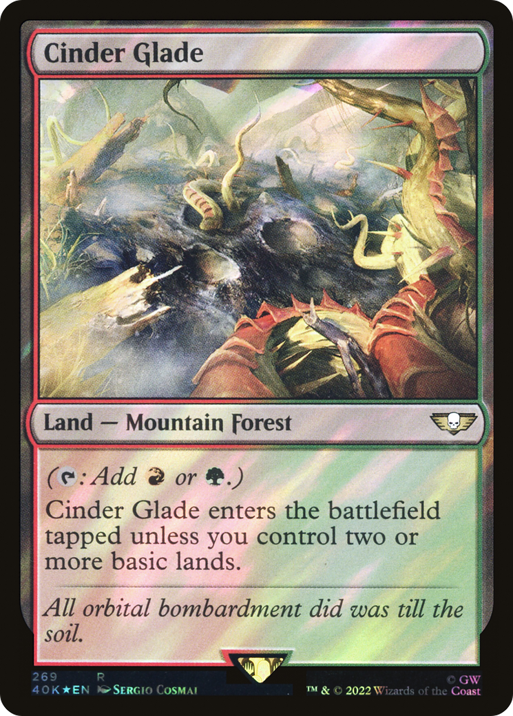 Cinder Glade (Surge Foil) [Warhammer 40,000]