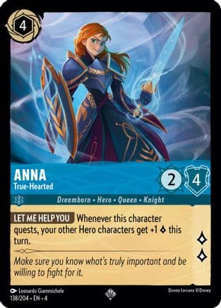 Anna - True-Hearted (138/204) [Ursula's Return] Cold Foil