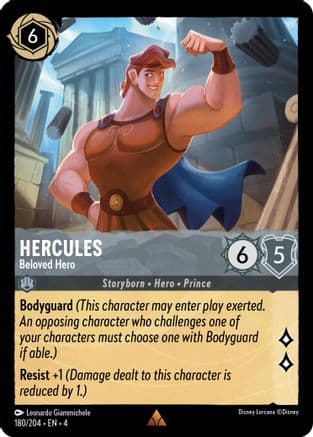 Hercules - Beloved Hero (180/204) [Ursula's Return] Cold Foil