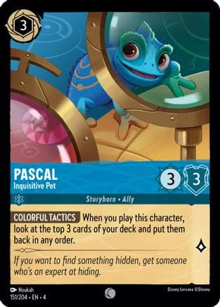Pascal - Inquisitive Pet (151/204) [Ursula's Return] Cold Foil