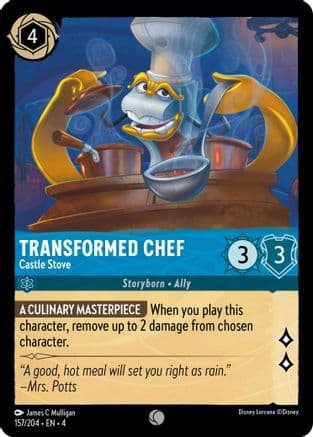 Transformed Chef - Castle Stove (157/204) [Ursula's Return] Cold Foil
