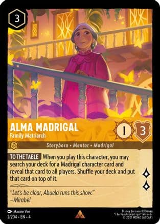 Alma Madrigal - Family Matriarch (2/204) [Ursula's Return] Cold Foil