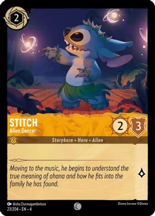 Stitch - Alien Dancer (23/204) [Ursula's Return] Cold Foil
