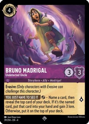 Bruno Madrigal - Undetected Uncle (39/204) [Ursula's Return] Cold Foil