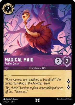 Magical Maid - Feather Duster (50/204) [Ursula's Return] Cold Foil