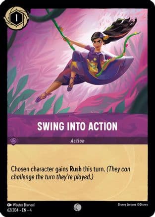Swing into Action (62/204) [Ursula's Return] Cold Foil