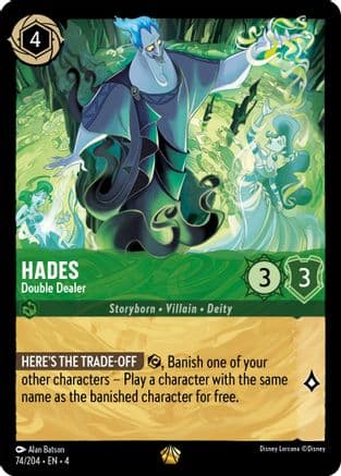 Hades - Double Dealer (74/204) [Ursula's Return] Cold Foil