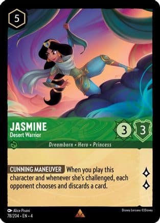 Jasmine - Desert Warrior (78/204) [Ursula's Return] Cold Foil
